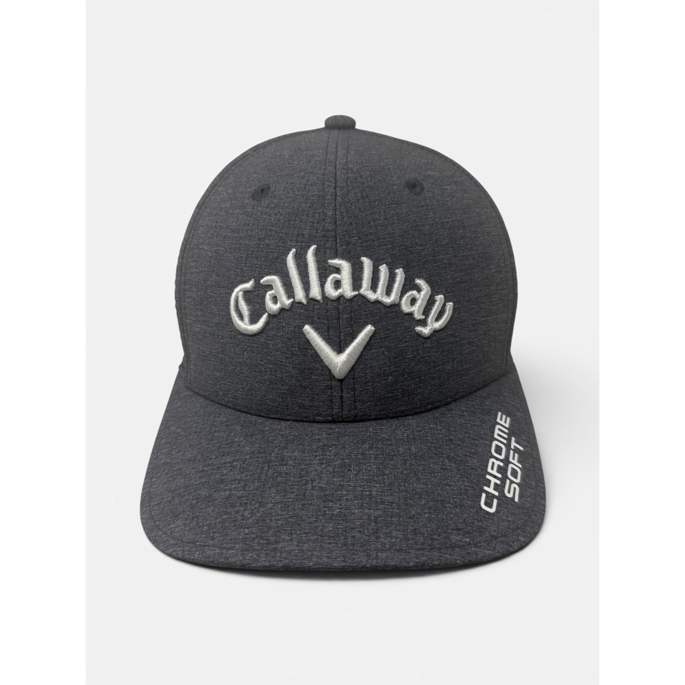 Callaway Golf Hat Mens Charcoal Grey‎ Rogue ST Apex Chrome Soft Adjustable Cap